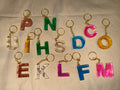 Resin Letter Keychains